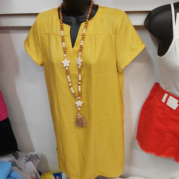 💢SOLD💢Summer yellow dress,  flowy, light and easy wear - Picture 5 of 6